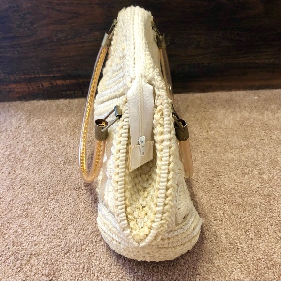 Vintage 1970’s Macrame Handbag - Picture 9 of 16